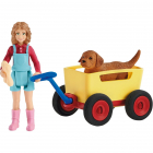 Jucarie Farm World 42543 Puppy Wagon Ride