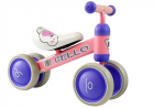 Bicicleta fara pedale cu roti duble pentru copii Pink Bello LeanToys 5