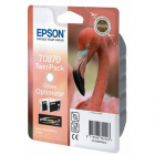 Pachet 2 tonere Epson T0870 Gloss Optimizer