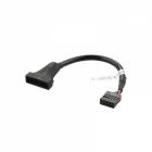 Cablu adaptor Usb 3 0 20 pini tata la USB 2 0 mama pentru placa de baz