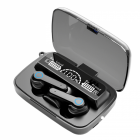 Casti wireless TWS M19 Binaural EarPods bluetooth 5 1 waterproof IPX7 