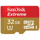 Card Extreme Pro microSDHC 32GB 100Mbs A1 Clasa 10 V30 UHS I U3 cu ada
