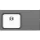 Chiuveta bucatarie Pyrros 100x52 1B 1D ST Industrial Grey