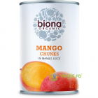 Bucati de Mango in Suc Propriu Ecologic Bio 400g