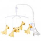 Carusel muzical pentru patut Chipolino Sweet Giraffes