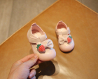 Pantofiori roz pentru fetite Capsunica