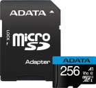 Card memorie ADATA Micro SDXC Clasa 10 UHS I 256GB Adapter SD