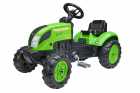 Tractor cu pedale verde pentru copii Falk 2057 Country Farmer