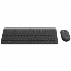 LOGITECH Slim Wireless Keyboard and Mouse Combo MK470 GRAPHITE