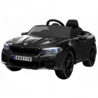 Masinuta electrica cu scaun de piele si roti EVA BMW M5 12V Black