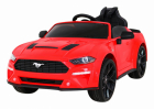 Masinuta electrica 12V cu roti EVA si scaun din piele Ford Mustang Ros