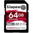 Card Canvas React Plus R300 W260 SDXC 64GB UHS II U3 Class 10