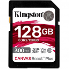 Card Canvas React Plus R300 W260 SDXC 128GB UHS II U3 Class 10