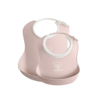 Set 2 bavete Baby Feeding Set Powder pink BabyBjorn