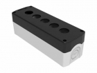 Cutie plastic pentru 5 butoane Bemis BT3 5000 0006 IP66 negru