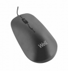 Mouse optic Well MU003 USB negru