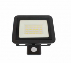 Proiector LED cu senzor 50W 4000lm IP44 4000K negru Well