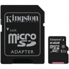 Kingston 64GB micSDXC Canvas Select Plus 100R A1 C10 Card ADP EAN 7406