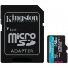 Kingston 256GB microSDXC Canvas Go Plus 170R A2 U3 V30 Card ADP EAN 74