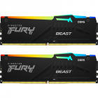 Memorie FURY Beast RGB Black 32GB 2x16GB DDR5 5600MHz CL40 Dual Channe