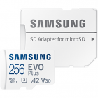 Card microSD Samsung EVO Plus 2021 MB MC256KA EU 256GB Clasa 10 Adapto