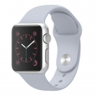 Curea din silicon pentru Apple Watch 42 44 45 mm Blue Gray