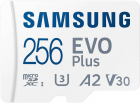 Card memorie Samsung Micro SDXC EVO Plus UHS I U3 Clasa 10 256GB Adapt