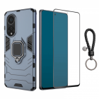 Set protectie 2 in 1 pentru Huawei Nova 9 cu husa hybrid antisoc cu st