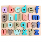 Puzzle Alfabet Litere de Mana Pastel