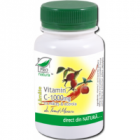 Vitamina c 1000 mg macese si acerola cu aroma lamaie 100cps PRO NATURA