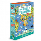 Puzzle Cunoaste si exploreaza Lumea animalelor 200 plus 12 piese 3D