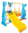 Spatiu de joaca Dino Swing and Slide Set