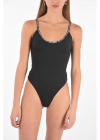 Branded Tape One Piece Swimsuit