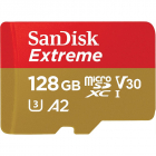 Card Extreme R190 W90 microSDXC 128GB UHS I U3 A2 Class 10 cu adaptor 