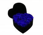 Aranjament floral inima cu trandafiri de sapun Special S CULOARE Albas