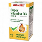 Super Vitamina D3 2000IU Walmark 60 capsule Ambalaj 60 capsule