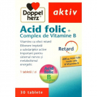 Acid Folic plus Complex de Vitamine B DoppelHerz 30 tablete TIP PRODUS