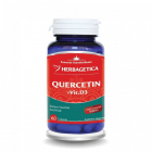 Quercetin Vitamina D3 Herbagetica Gramaj 30 capsule Concentratie 400 m