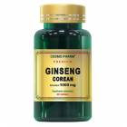 Ginseng Corean 1000 mg Cosmopharm Premium Ambalaj 30 tablete Concentra