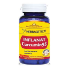 Inflanat Curcumin95 Herbagetica capsule Ambalaj 60 capsule Concentrati