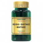 Reishi Shiitake Maitake Cosmopharm Premium Ambalaj 60 capsule Concentr