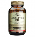 Cod Liver Oil Ulei din ficat de cod Solgar 100 capsule Concentratie 46