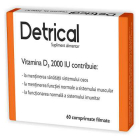 Detrical vitamina D3 2000UI Zdrovit 60 comprimate Concentratie 320 mg