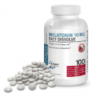 Melatonina 10 mg Cherry flavour 100 tablete Bronson Laboratories Conce