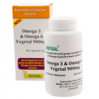 Omega 3 si 6 vegetal 900 mg Hofigal 40 capsule Concentratie 900 mg