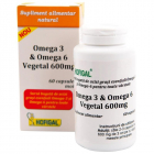 Omega 3 si Omega 6 Vegetal 600 mg Hofigal 60 capsule Concentratie 600 