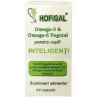 Omega 3 si Omega 6 Vegetal pentru copii Hofigal 60 capsule Concentrati