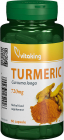 Turmeric Curcuma 720 mg Vitaking 60 capsule Concentratie 720 mg