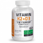 Vitamina K2 Vitamina D3 60 capsule Bronson Concentratie 60 capsule