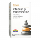 Vitamine si Multiminerale 30 comprimate Alevia Concentratie 30 comprim